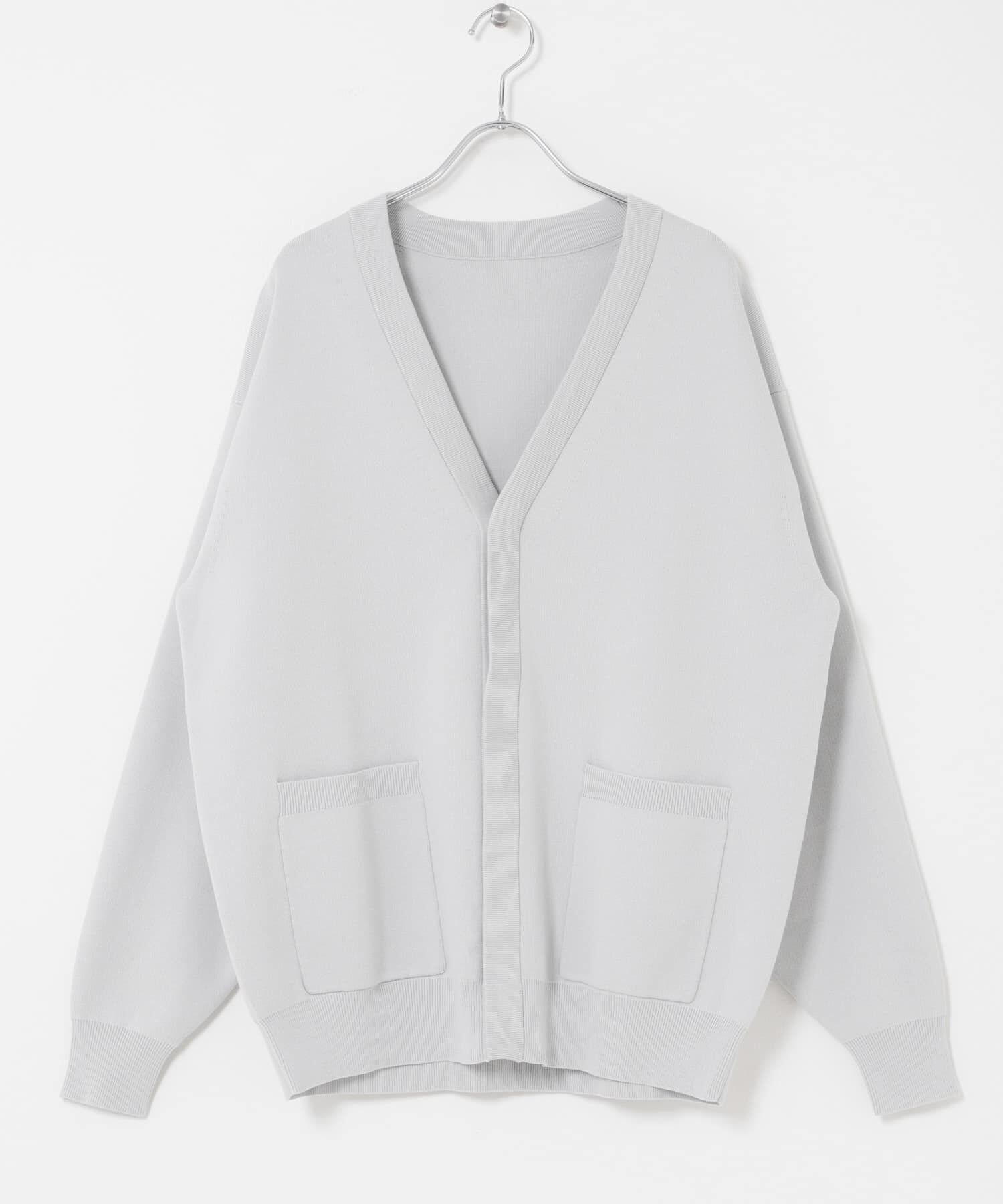 URBAN RESEARCH DOORS「『UR TECH Renew Knit』Vネックカーディガン」|カーディガン|