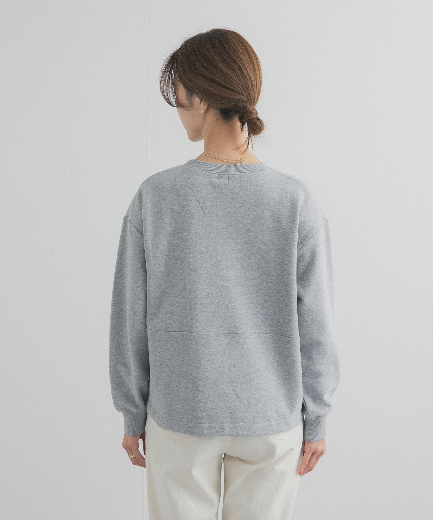 URBAN RESEARCH DOORS「コットンスウェットヘムドロストプルオーバー」|スウェット・ジャージ|
