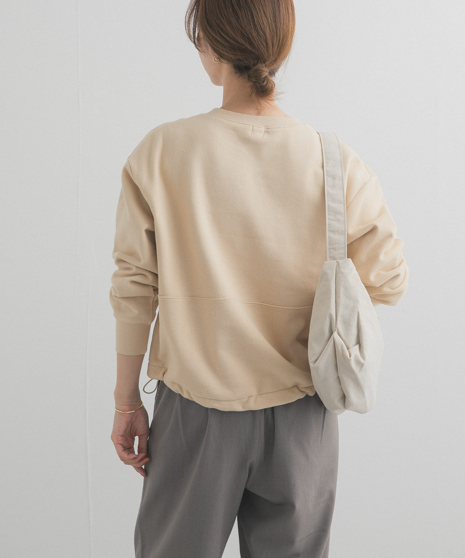 URBAN RESEARCH DOORS「コットンスウェットヘムドロストプルオーバー」|スウェット・ジャージ|