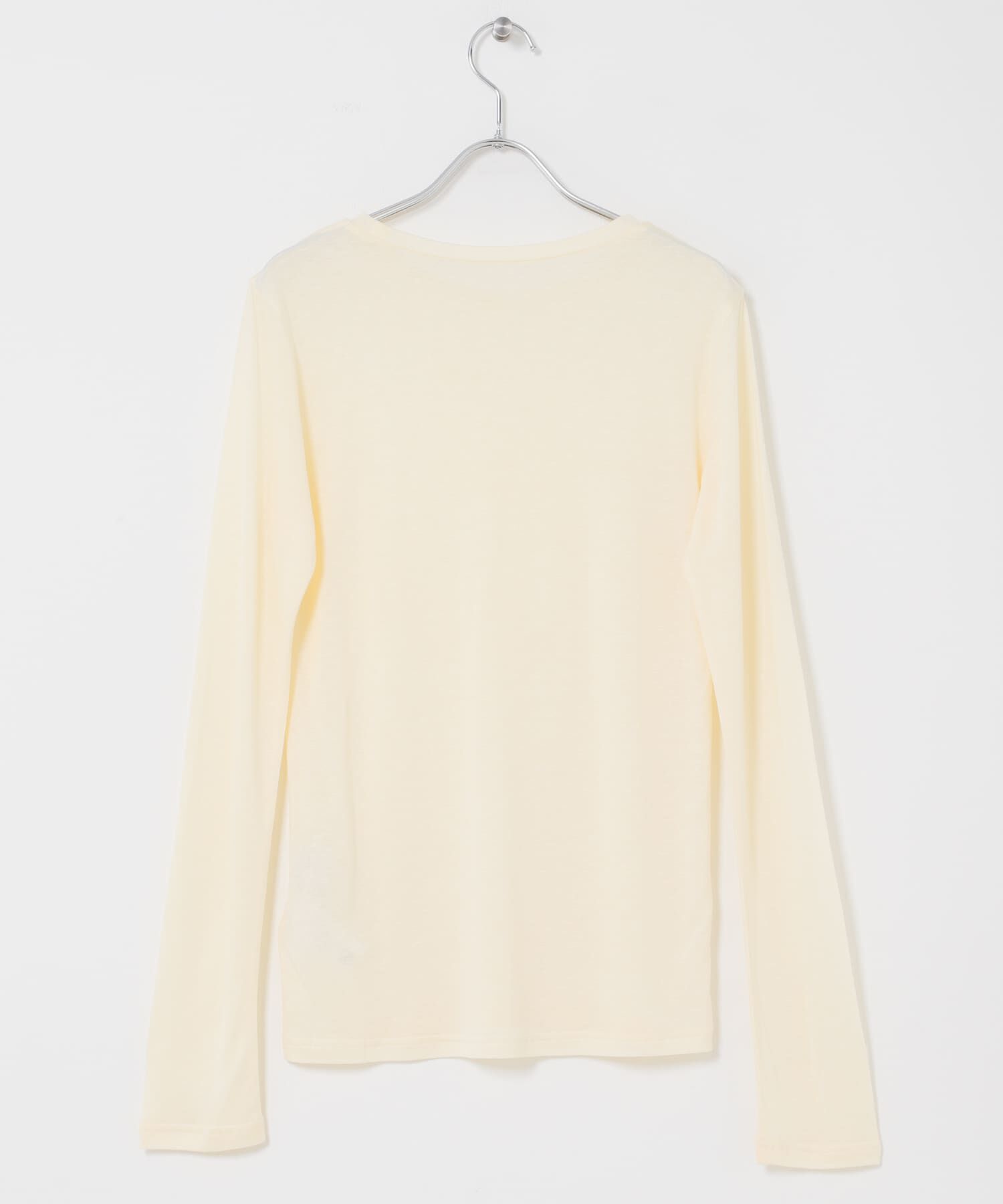 URBAN RESEARCH DOORS「リネン混シアーロングスリーブTシャツ」|Tシャツ・カットソー|