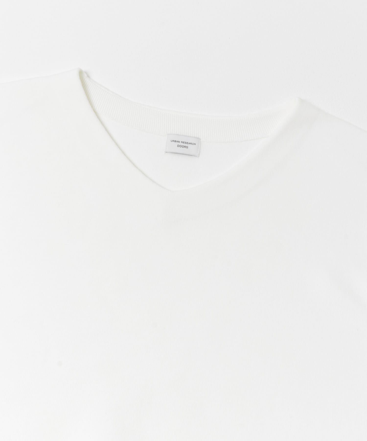 URBAN RESEARCH DOORS「『UR TECH Renew Knit』Vネックプルオーバー」|ニット・セーター|