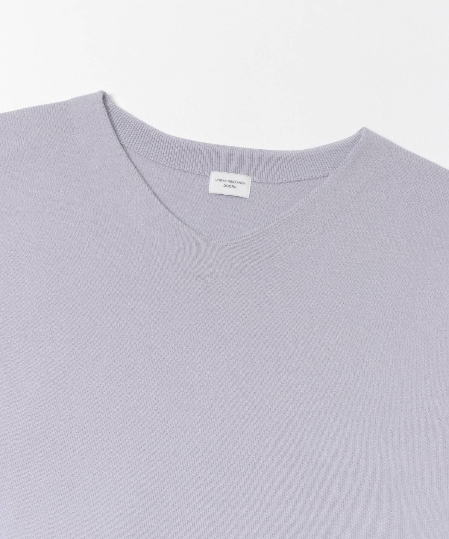 URBAN RESEARCH DOORS「『UR TECH Renew Knit』Vネックプルオーバー」|ニット・セーター|