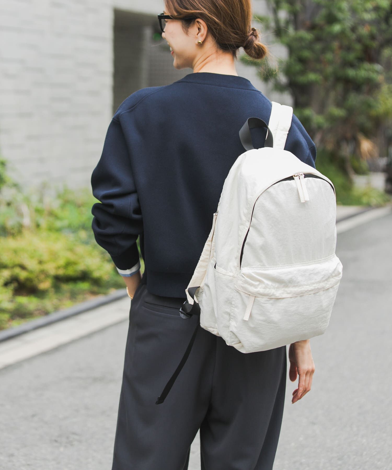 URBAN RESEARCH DOORS「『UR TECH Renew Knit』VネックZIPカーディガン」|カーディガン|