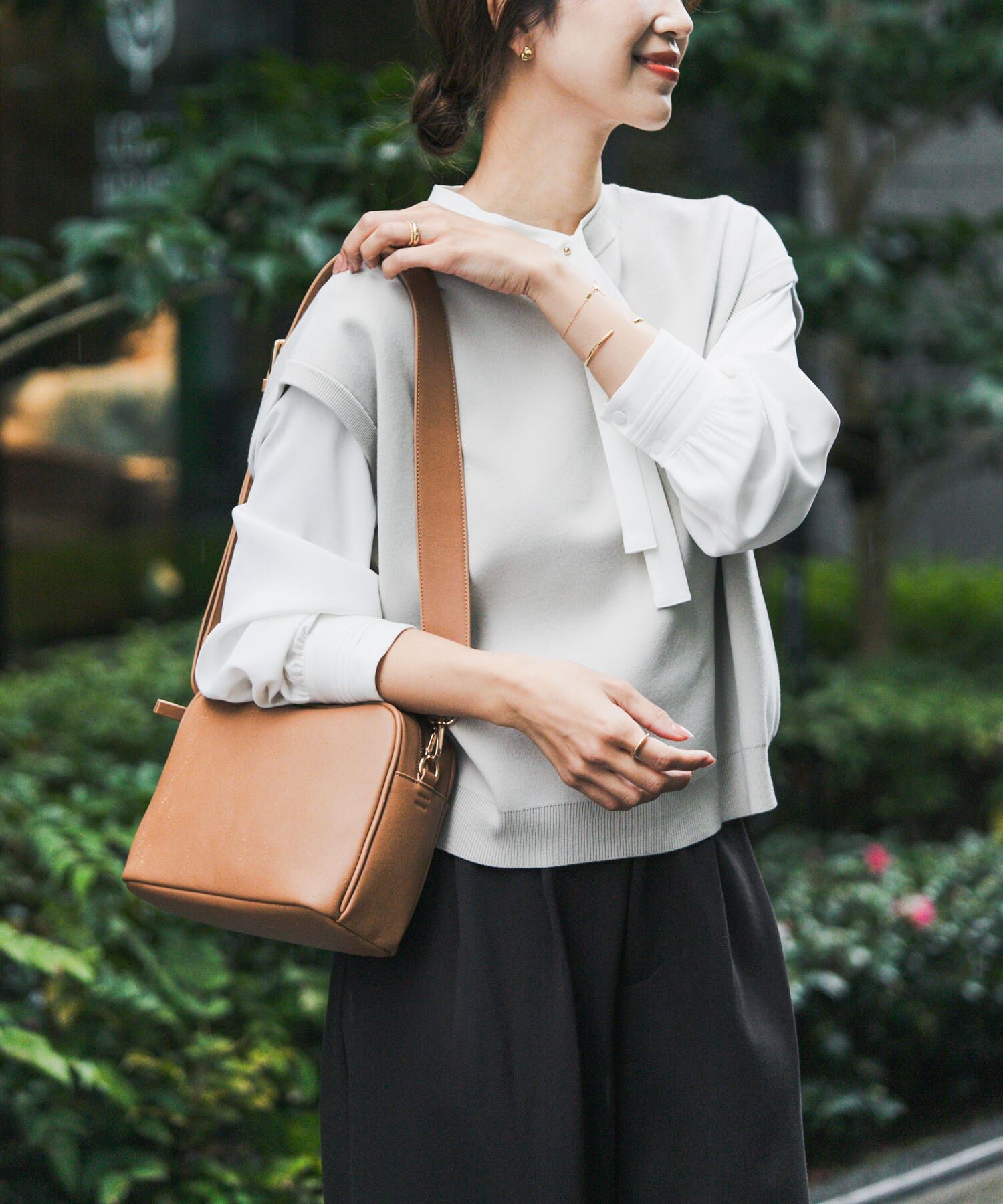 URBAN RESEARCH DOORS「『UR TECH Renew Knit』2WAYベスト」|ベスト・ジレ|