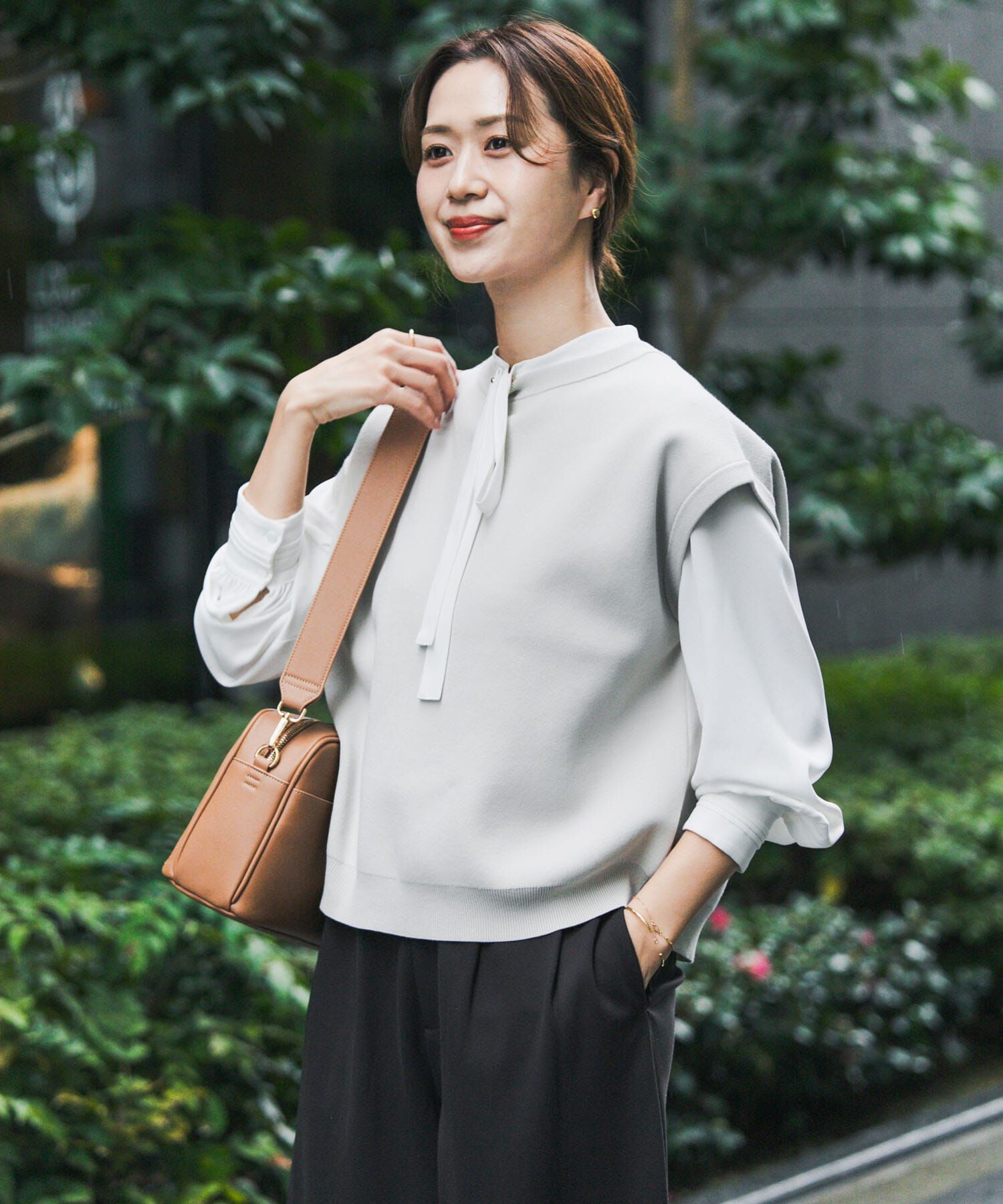 URBAN RESEARCH DOORS「『UR TECH Renew Knit』2WAYベスト」|ベスト・ジレ|