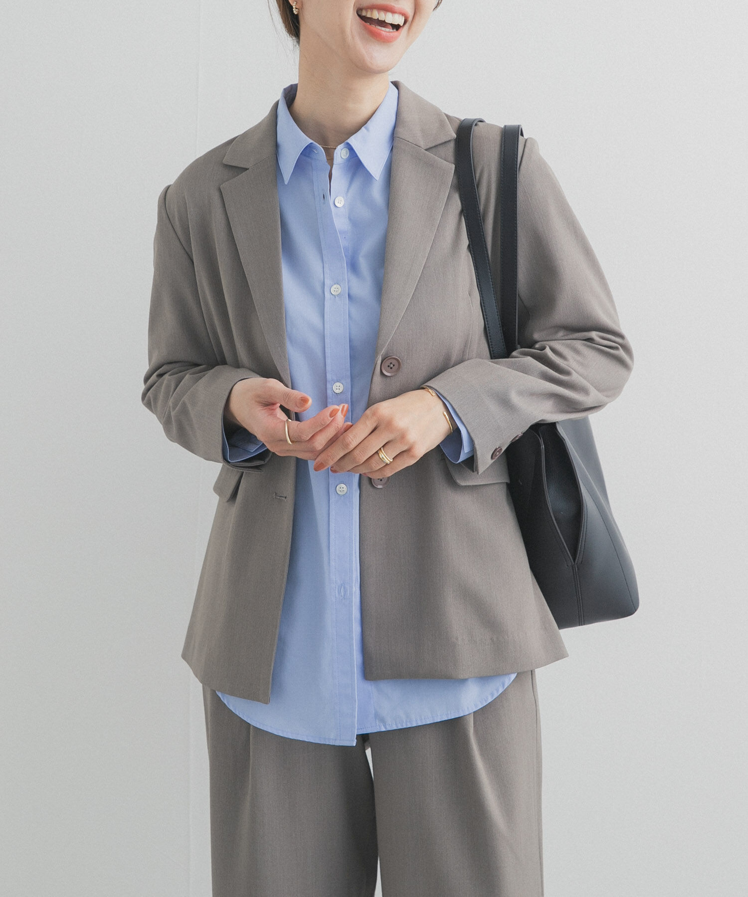 URBAN RESEARCH DOORS「『UR TECH』完声テーラードジャケット」|その他|グレー系その他