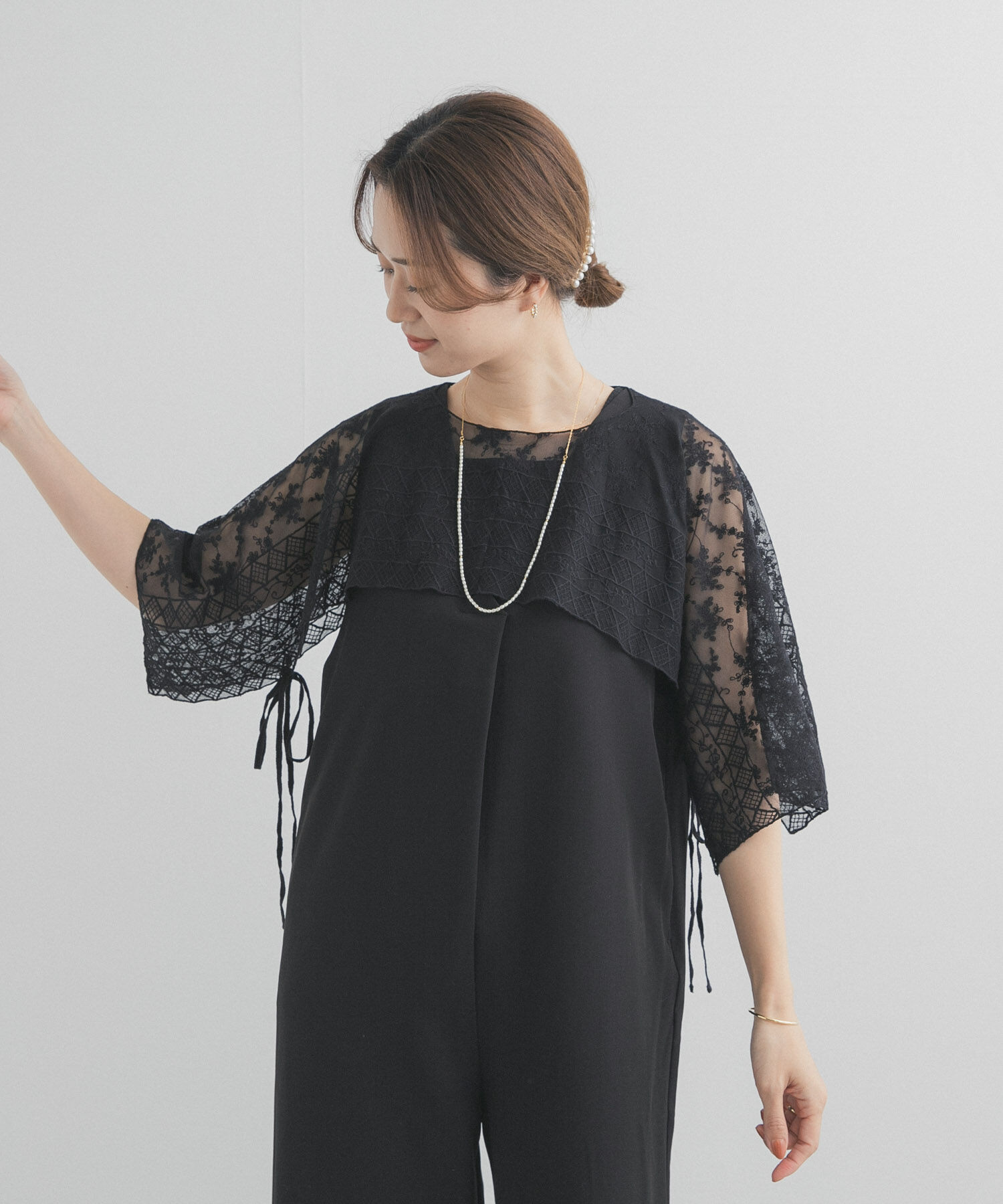 URBAN RESEARCH DOORS「2WAYレースカバー」|ストール|