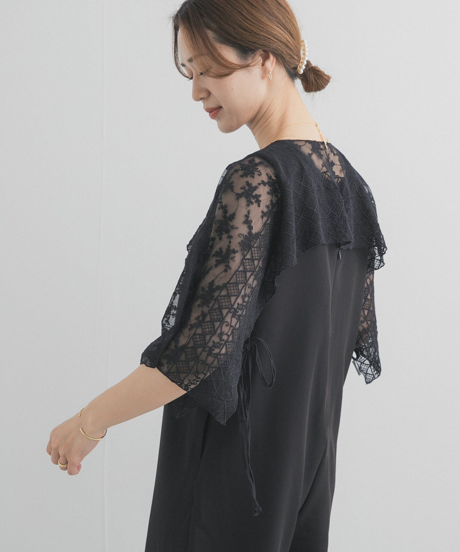 URBAN RESEARCH DOORS「2WAYレースカバー」|ストール|