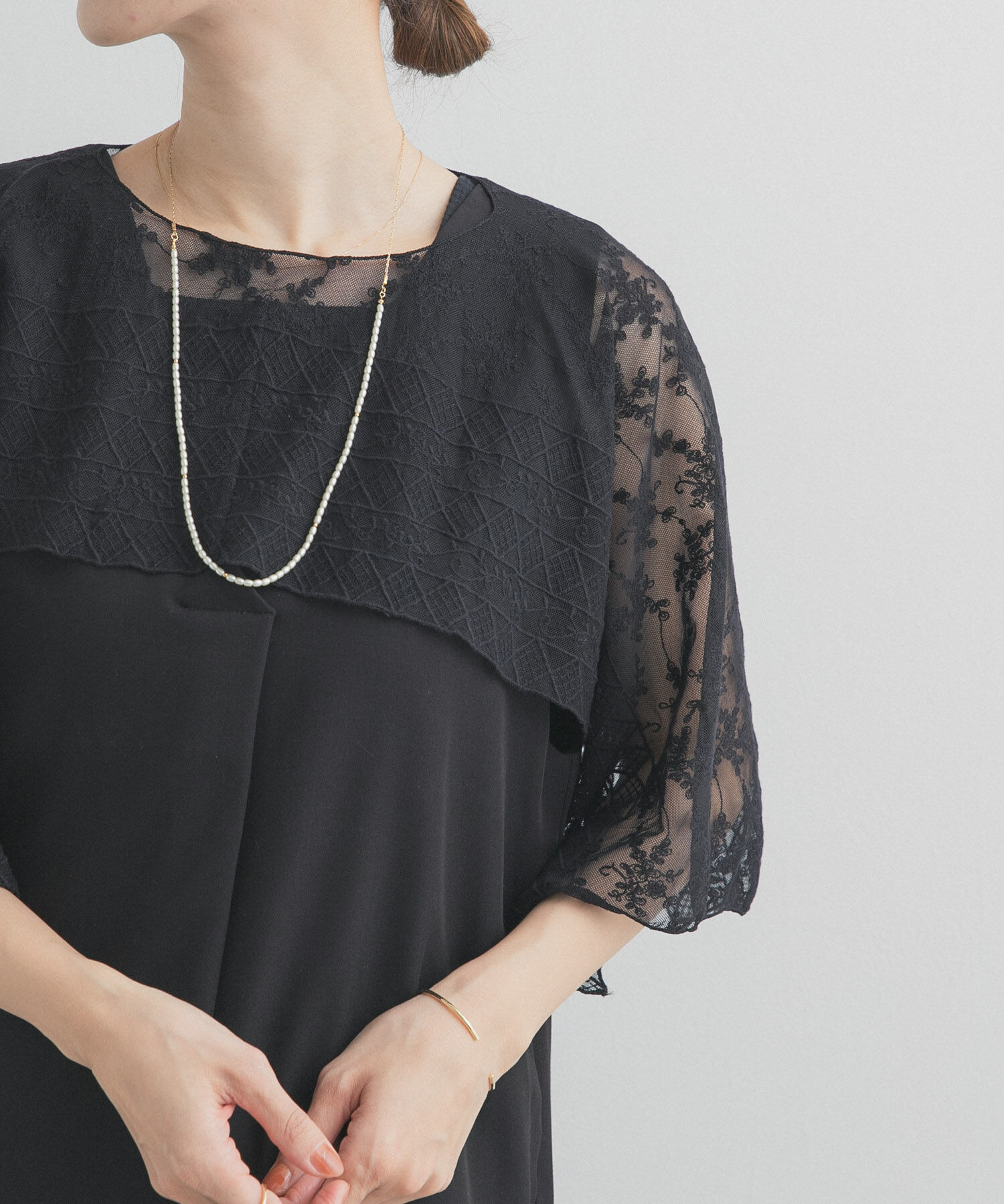 URBAN RESEARCH DOORS「2WAYレースカバー」|ストール|