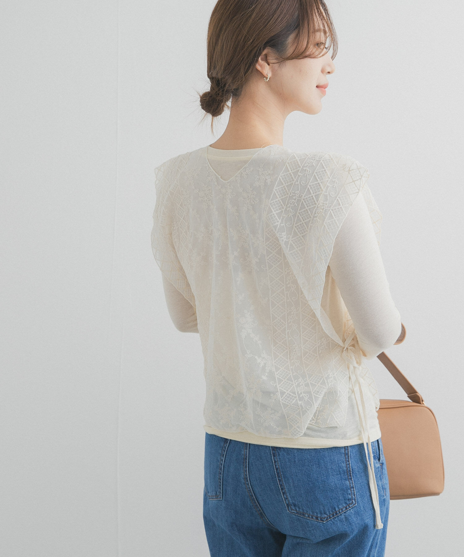 URBAN RESEARCH DOORS「2WAYレースカバー」|ストール|