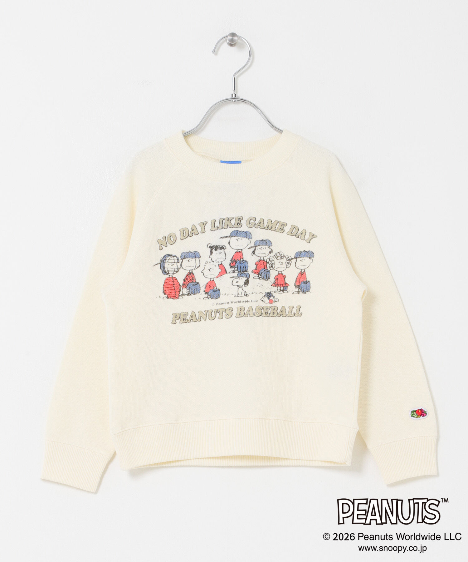 URBAN RESEARCH DOORS「『別注』FRUIT OF THE LOOM&times;DOORS　甘編み裏毛スウェット(KIDS)」|その他|アイボリー