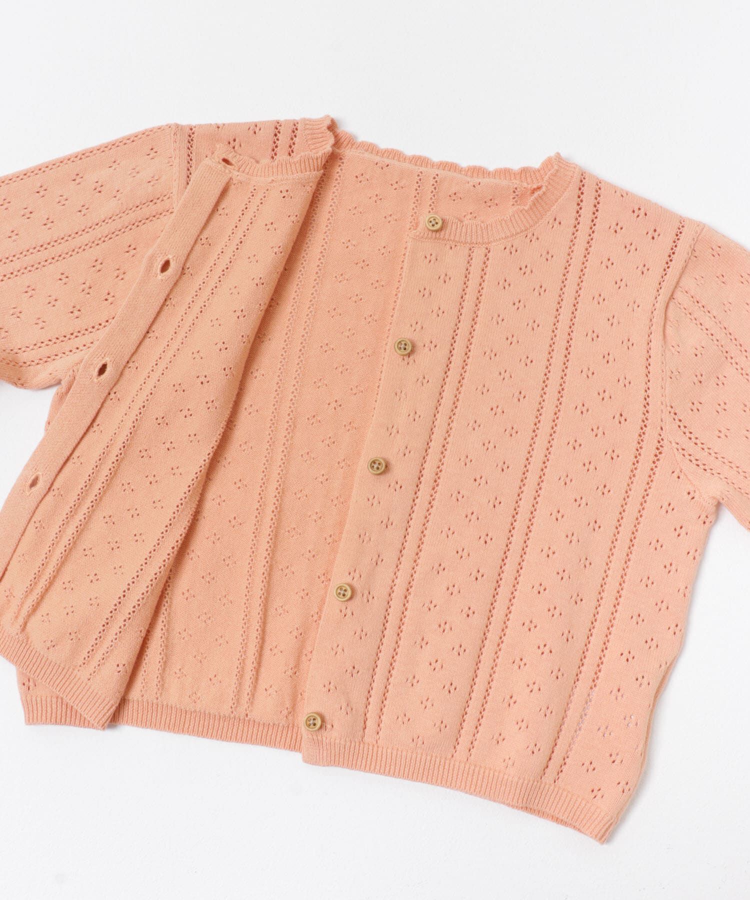 URBAN RESEARCH DOORS「透かし編みカーディガン(KIDS)」|ニット・セーター|