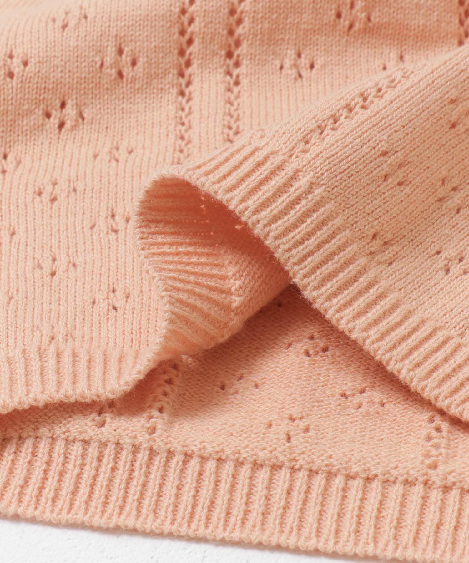 URBAN RESEARCH DOORS「『150サイズ』透かし編みカーディガン(KIDS)」|ニット・セーター|