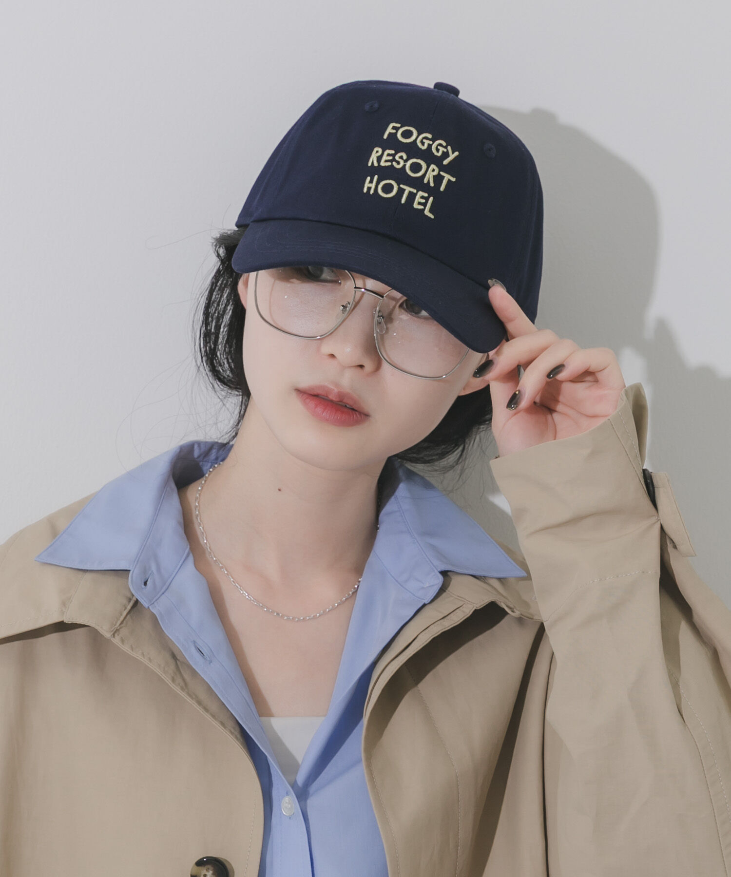 SMELLY「weatherロゴキャップ」|キャップ・キャスケット|ネイビー