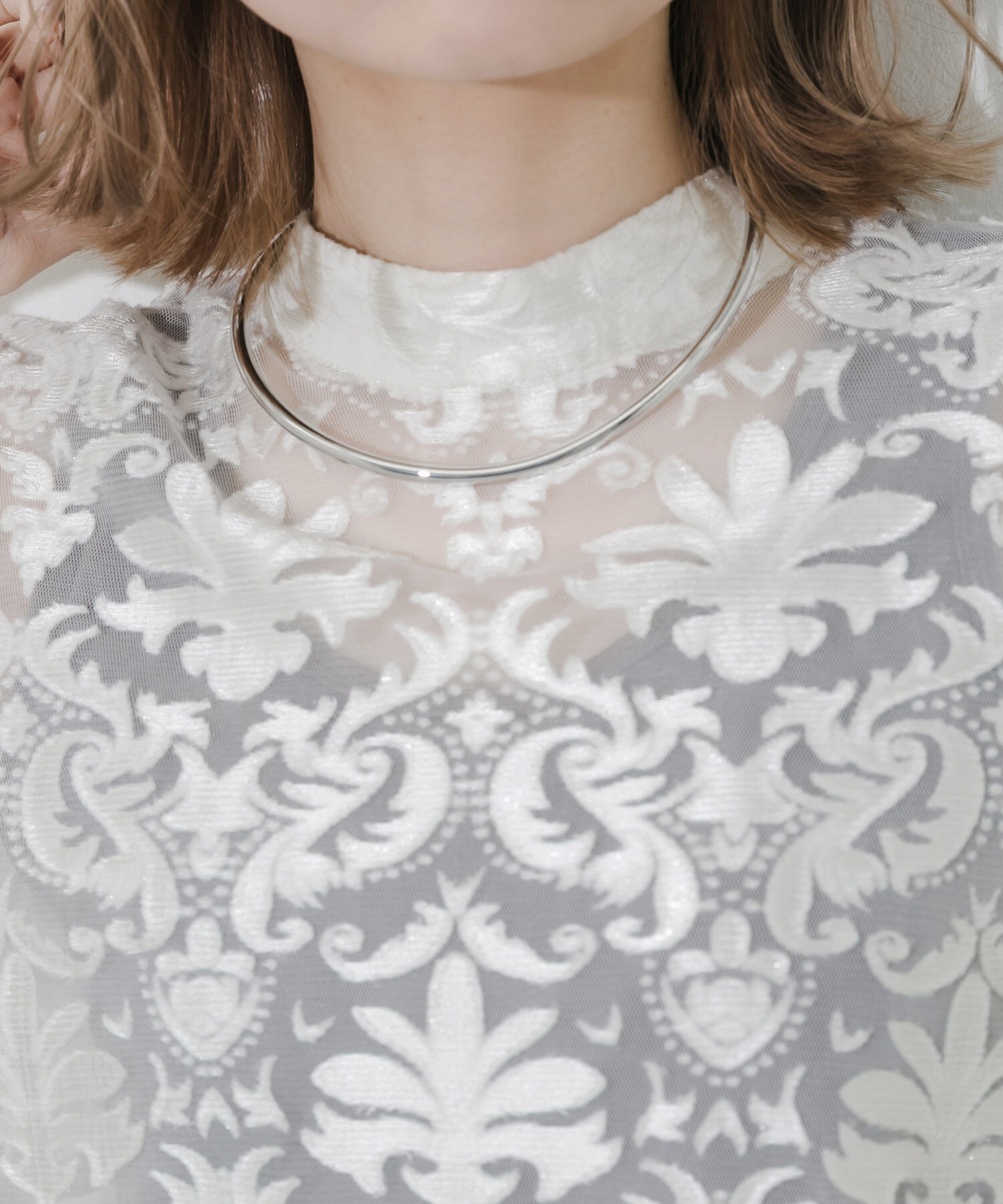 SMELLY「メタルネックカフ」|ネックレス|