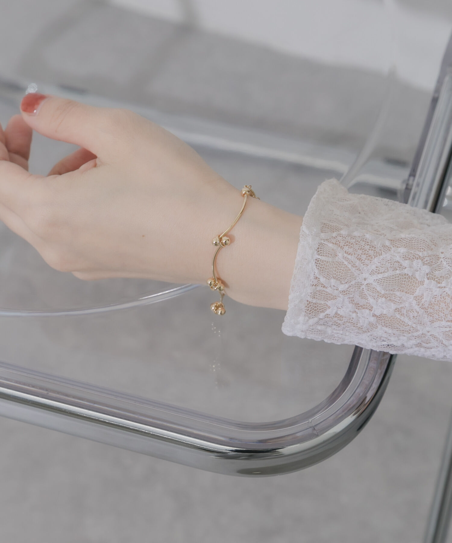 SMELLY「メタルバーラインブレスレット」|ブレスレット・バングル|