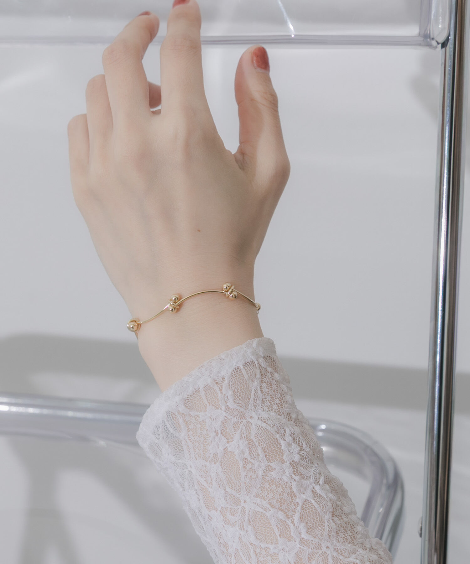 SMELLY「メタルバーラインブレスレット」|ブレスレット・バングル|