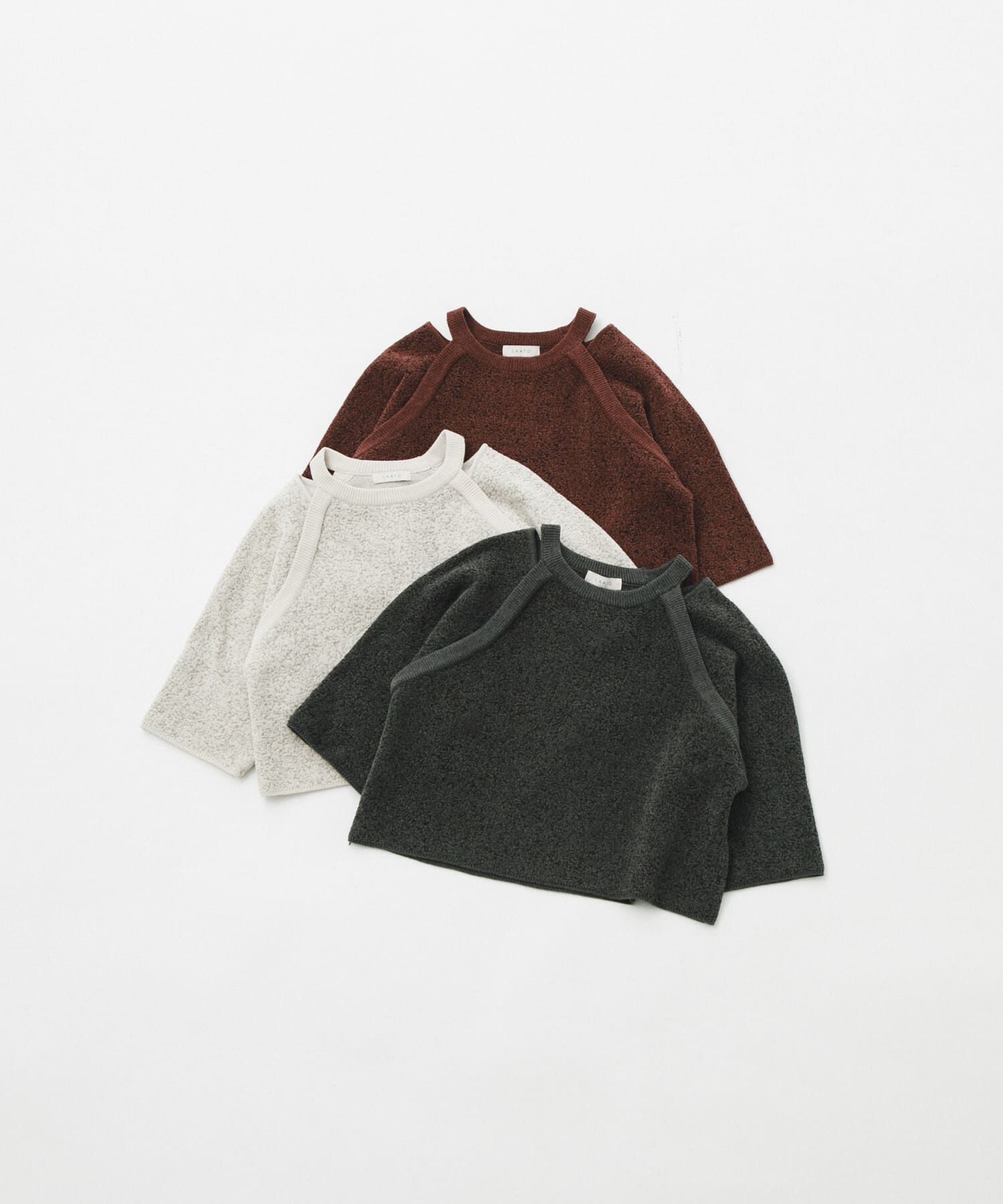 LAATO「jacquard shortsleeve knit」|ニット・セーター|