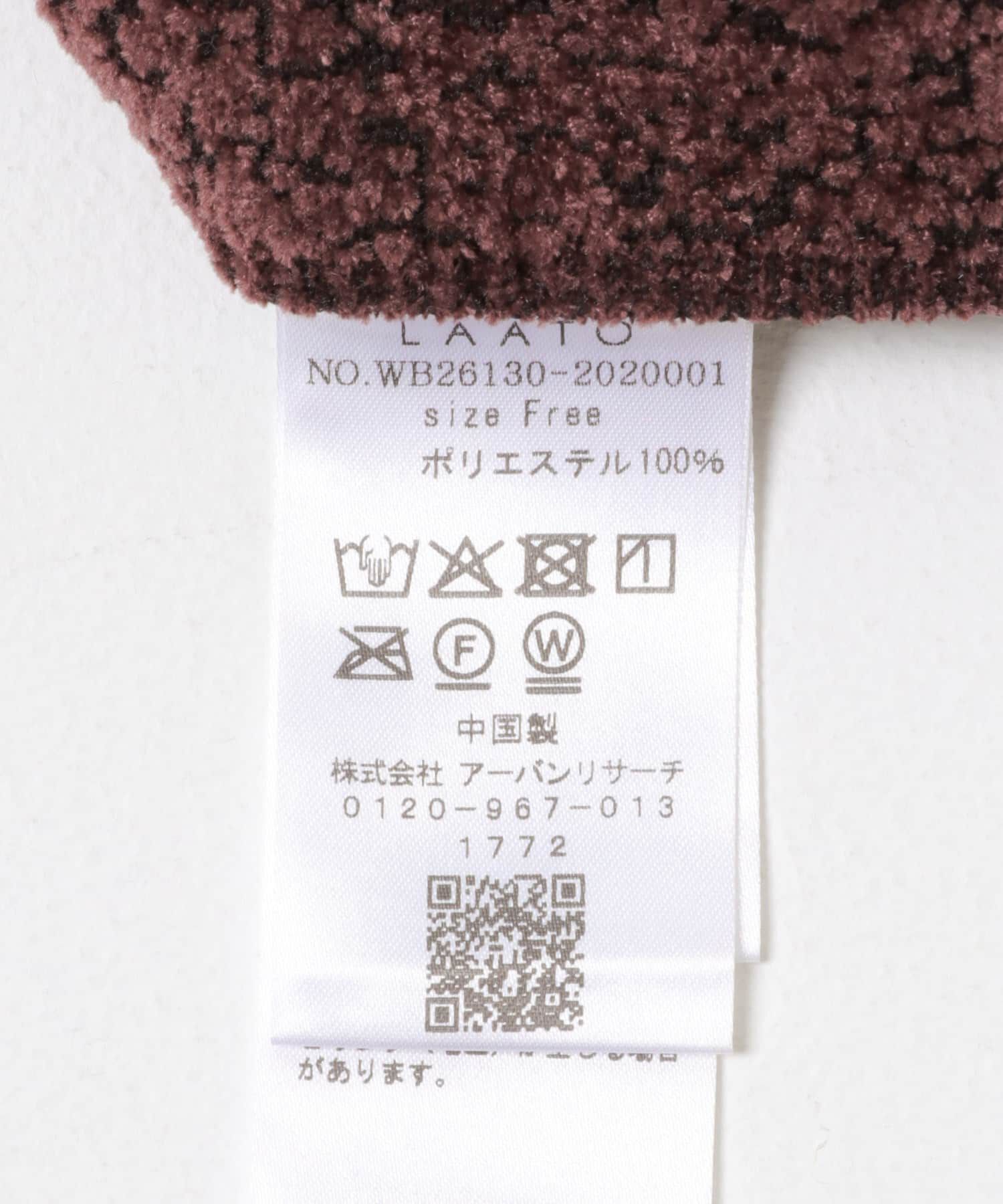 LAATO「jacquard shortsleeve knit」|ニット・セーター|