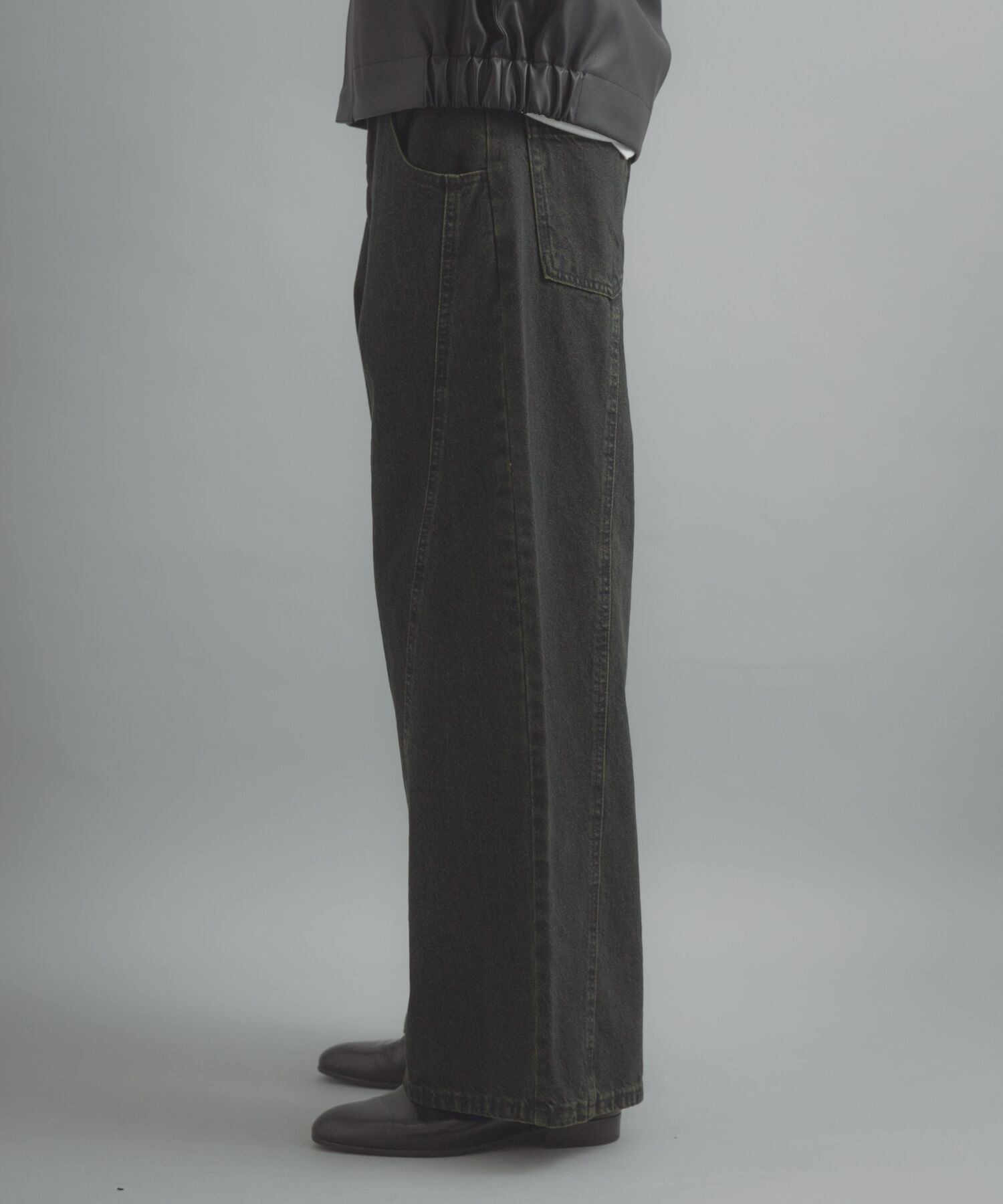 SENSE OF PLACE by URBAN RESEARCH「ケミカルバギーワイドデニムパンツ」|デニム|