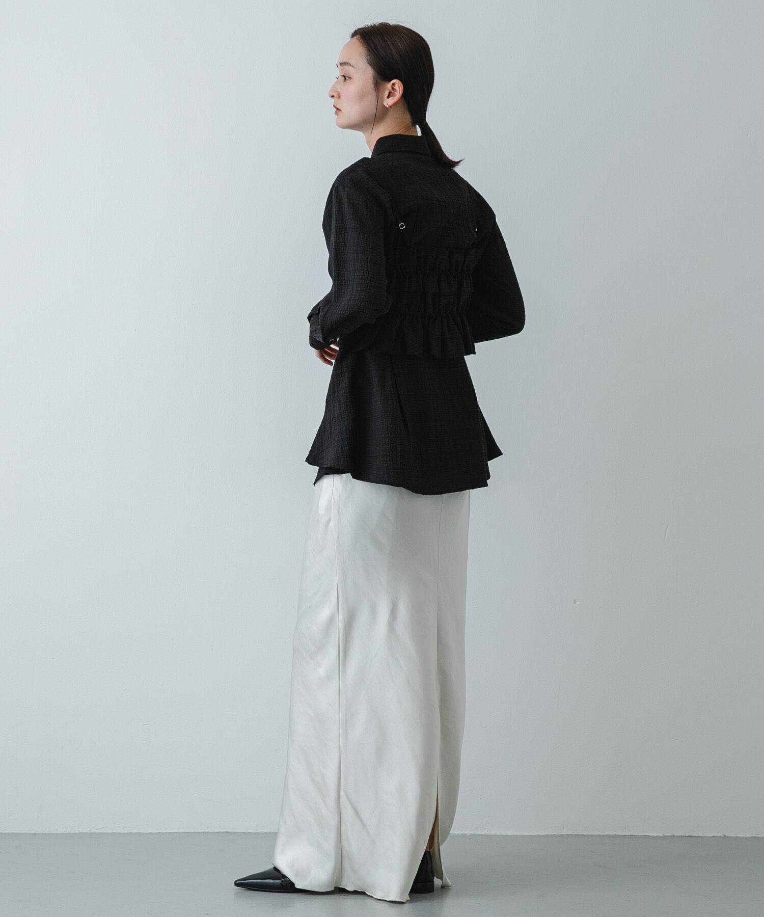 SENSE OF PLACE by URBAN RESEARCH「シャーリングビスチェセットシャツ」|Tシャツ・カットソー|