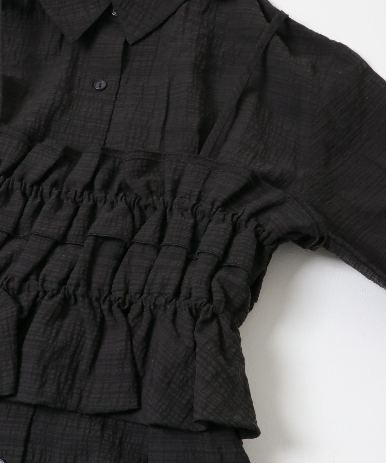 SENSE OF PLACE by URBAN RESEARCH「シャーリングビスチェセットシャツ」|Tシャツ・カットソー|