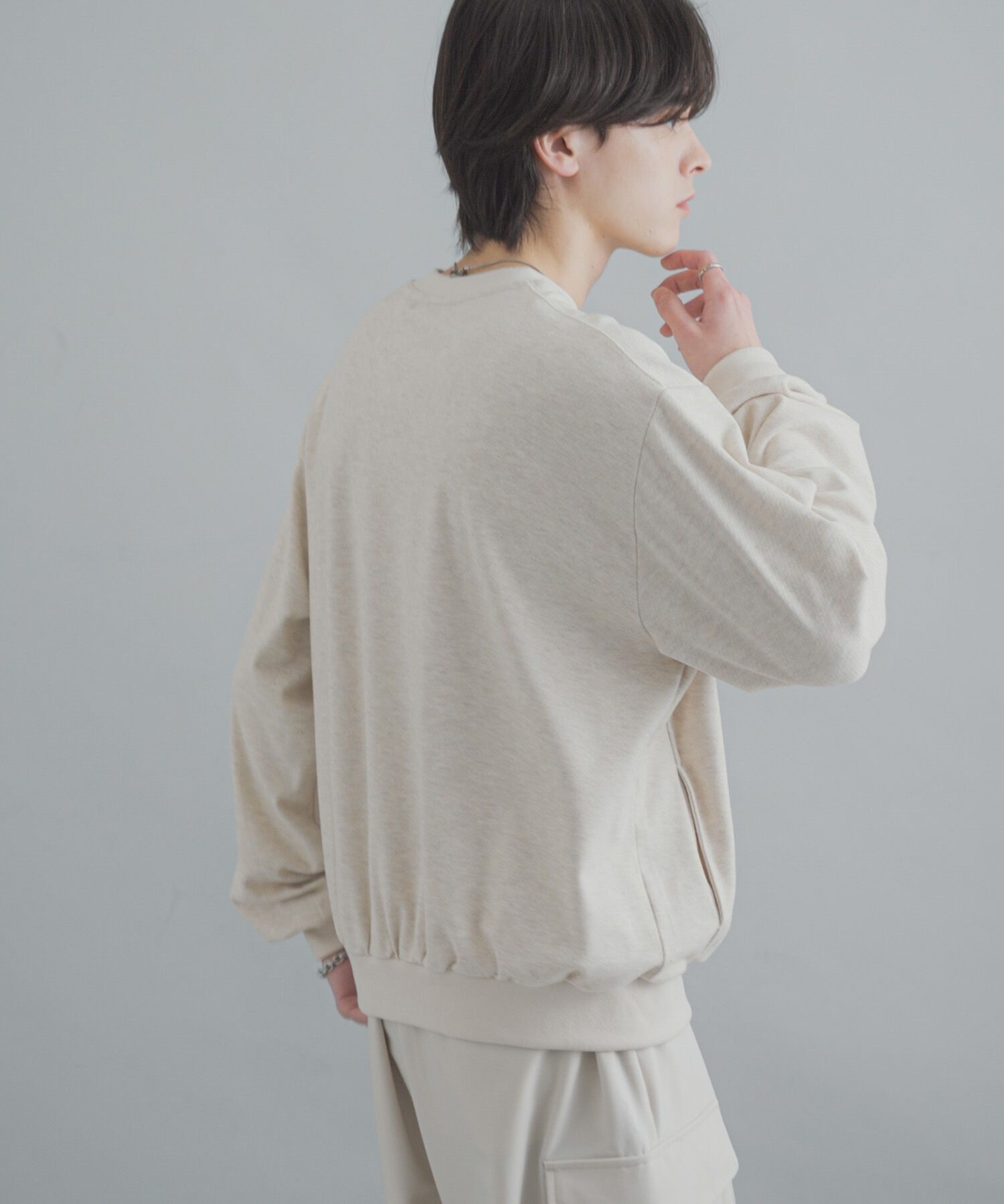 SENSE OF PLACE by URBAN RESEARCH「ライトカットメルトンVネックプルオーバー」|Tシャツ・カットソー|