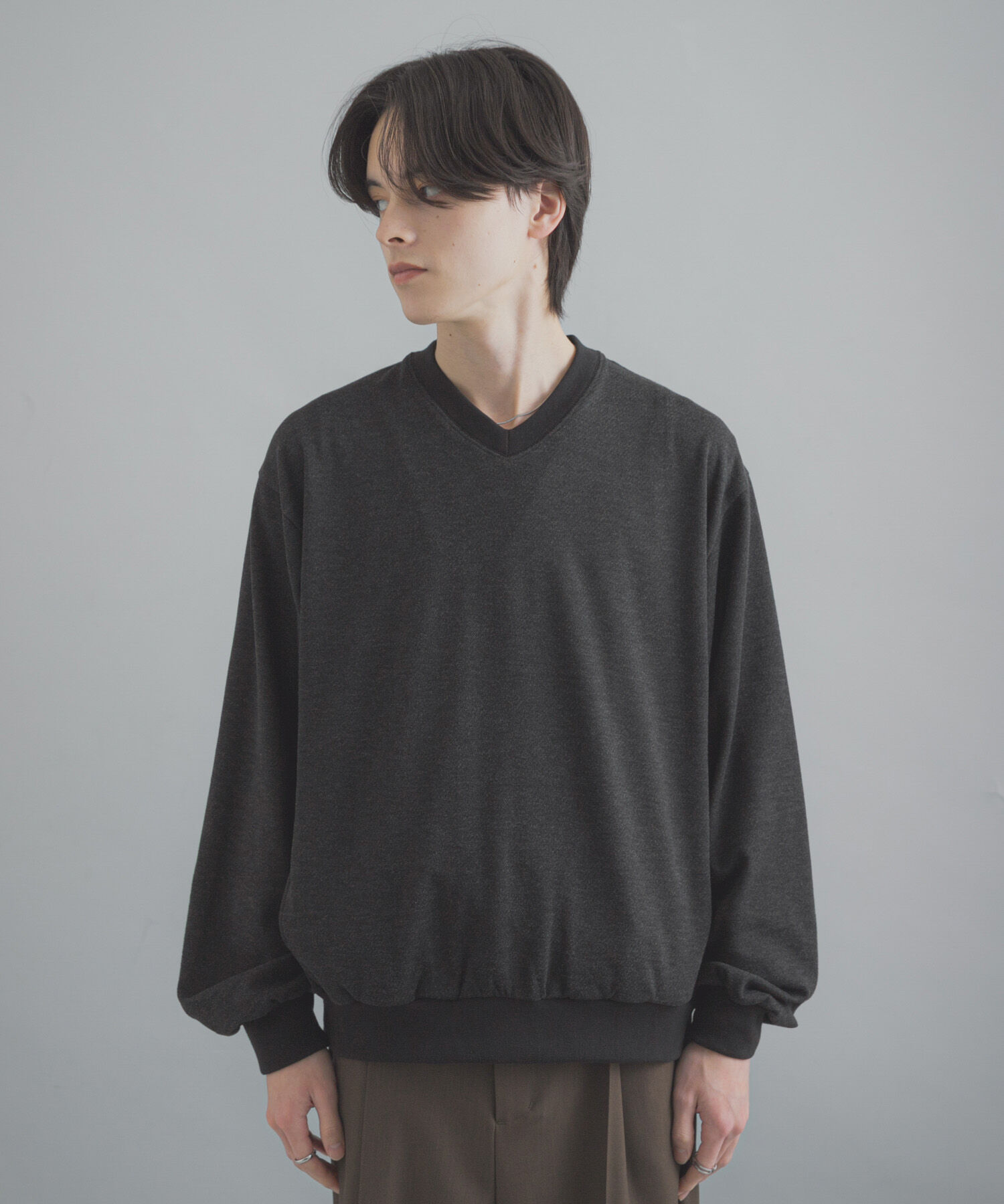 SENSE OF PLACE by URBAN RESEARCH「ライトカットメルトンVネックプルオーバー」|Tシャツ・カットソー|