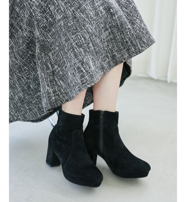 MAJESTICLEGON「取り外しできるパールブーツ」|ショートブーツ|