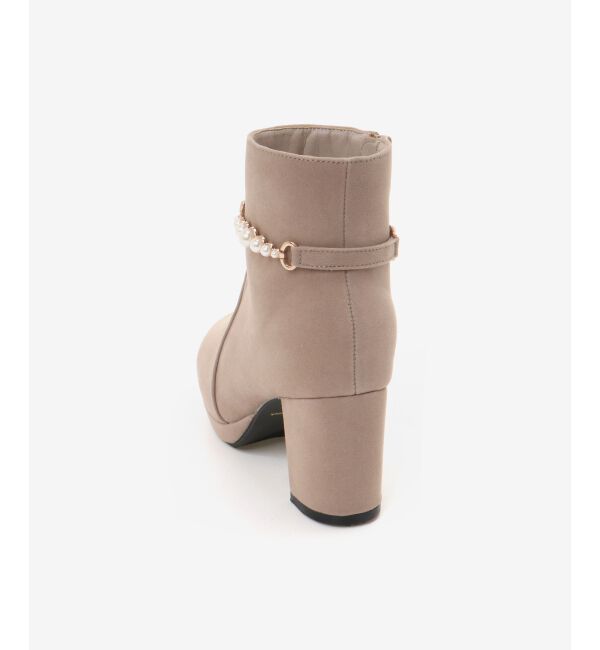 MAJESTICLEGON「取り外しできるパールブーツ」|ショートブーツ|