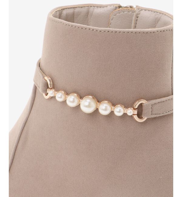 MAJESTICLEGON「取り外しできるパールブーツ」|ショートブーツ|