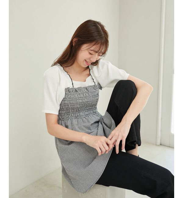 MAJESTICLEGON「アソートワッフルトップス」|Tシャツ・カットソー|