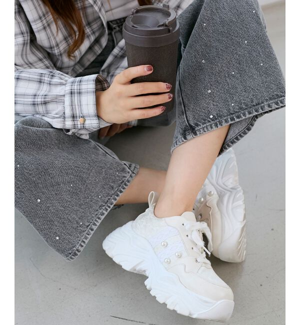 MAJESTICLEGON「2WAYデコリボンスニーカー」|スニーカー|オフ