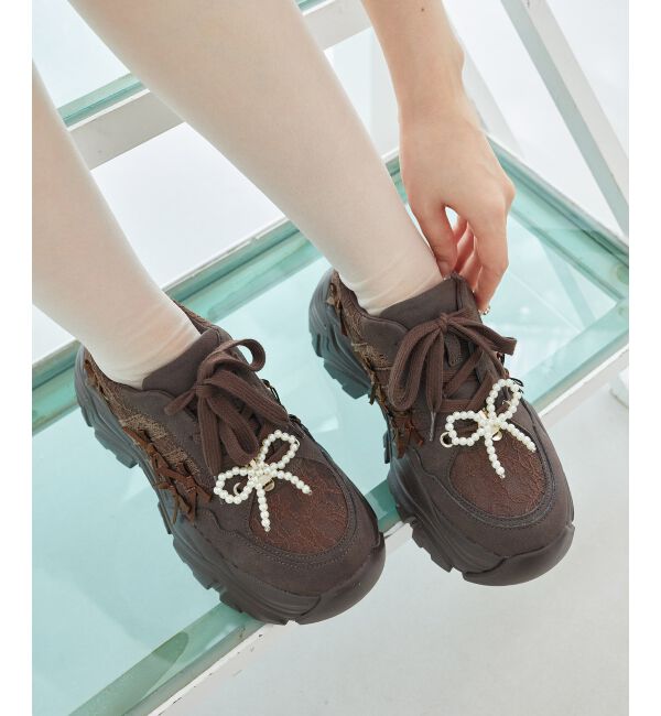 MAJESTICLEGON「2WAYデコリボンスニーカー」|スニーカー|