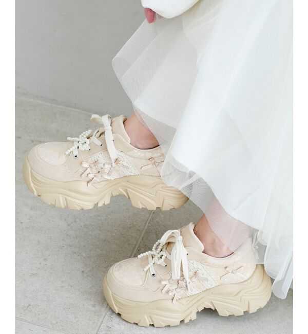 MAJESTICLEGON「2WAYデコリボンスニーカー」|スニーカー|