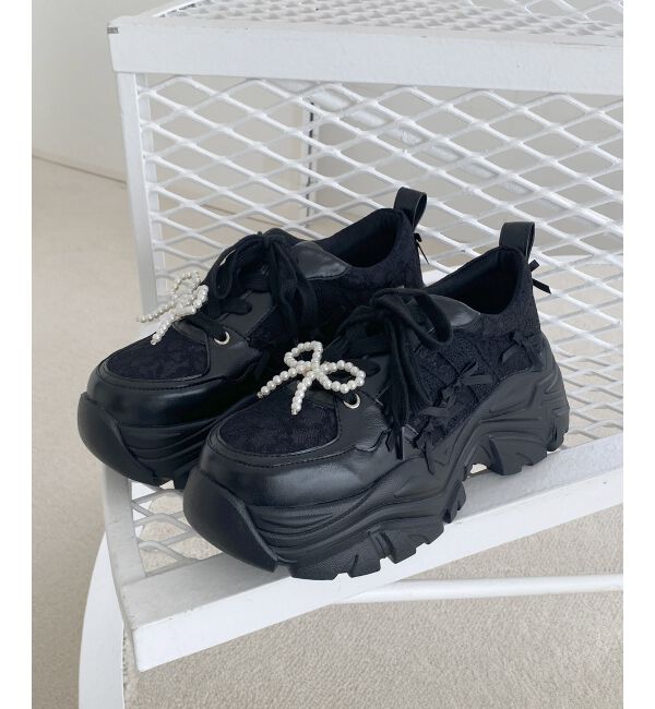 MAJESTICLEGON「2WAYデコリボンスニーカー」|スニーカー|