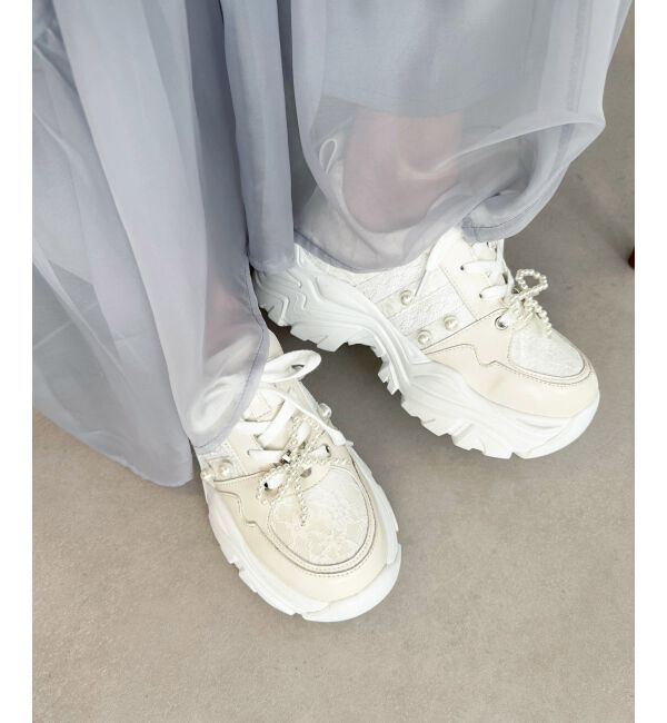 MAJESTICLEGON「2WAYデコリボンスニーカー」|スニーカー|