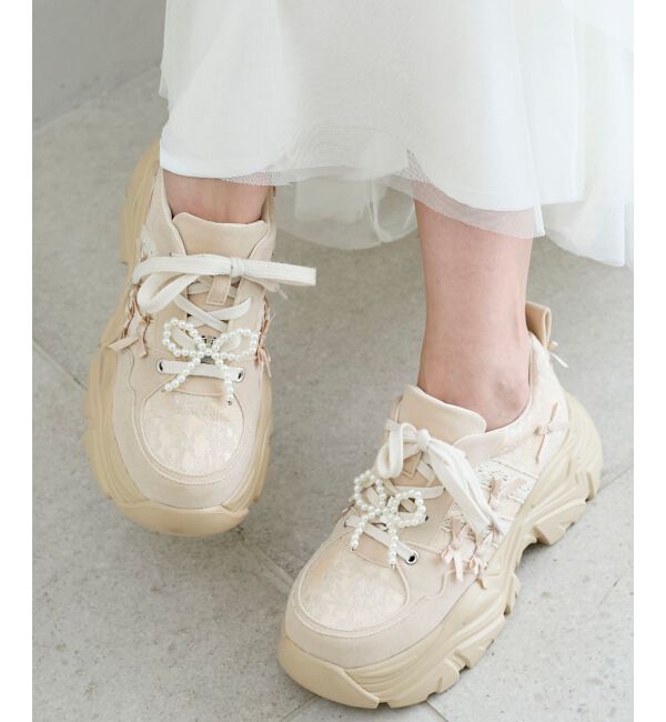 MAJESTICLEGON「2WAYデコリボンスニーカー」|スニーカー|