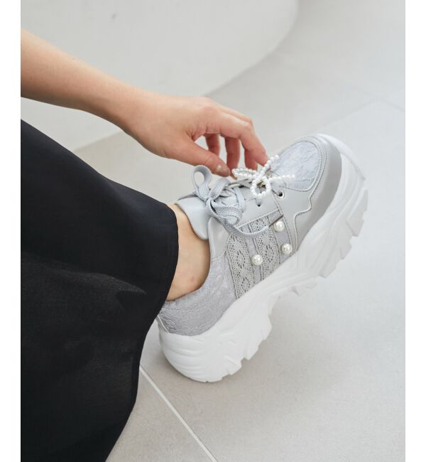 MAJESTICLEGON「2WAYデコリボンスニーカー」|スニーカー|