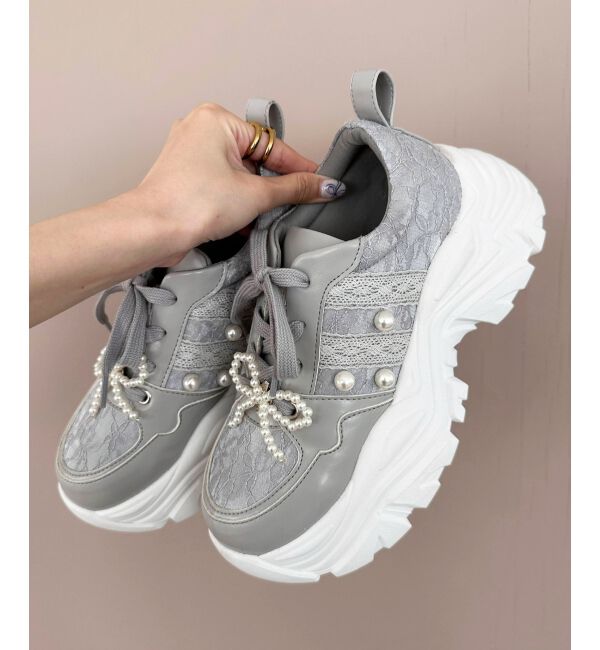 MAJESTICLEGON「2WAYデコリボンスニーカー」|スニーカー|