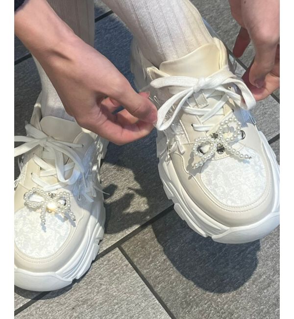 MAJESTICLEGON「2WAYデコリボンスニーカー」|スニーカー|