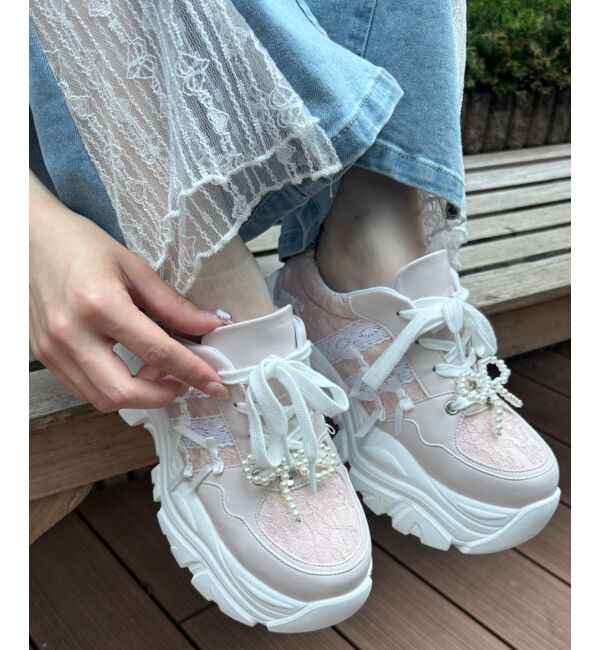 MAJESTICLEGON「2WAYデコリボンスニーカー」|スニーカー|