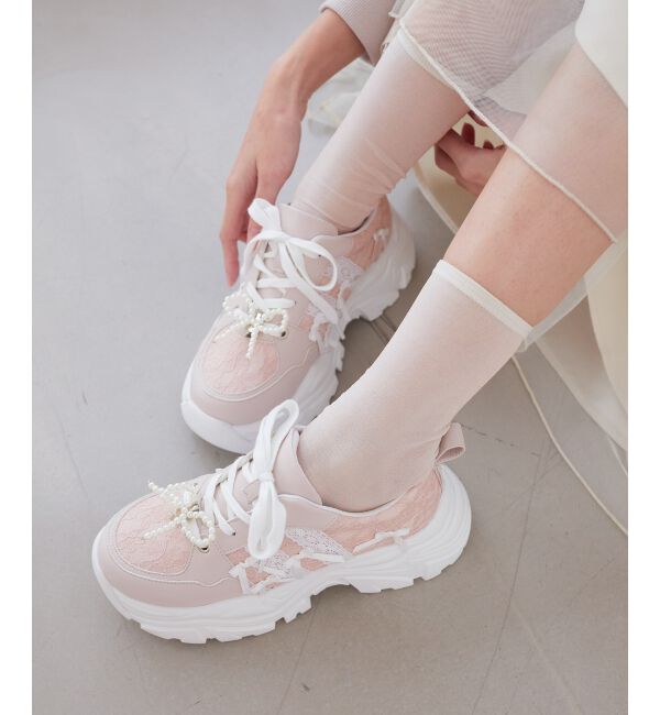 MAJESTICLEGON「2WAYデコリボンスニーカー」|スニーカー|