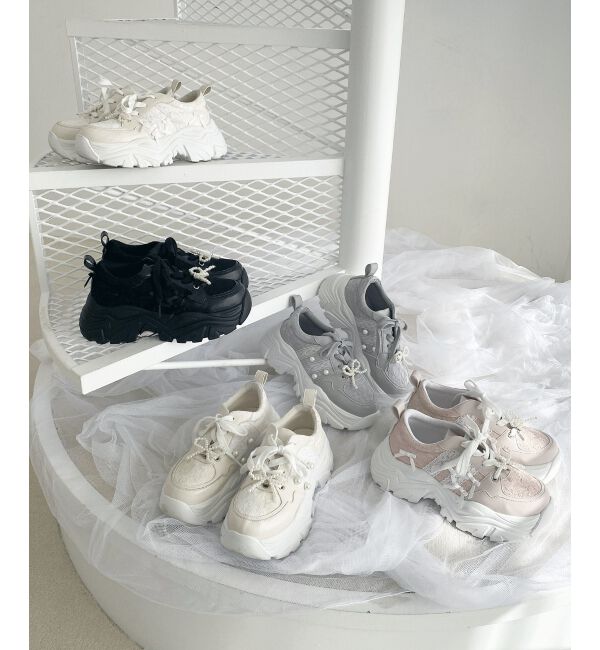 MAJESTICLEGON「2WAYデコリボンスニーカー」|スニーカー|