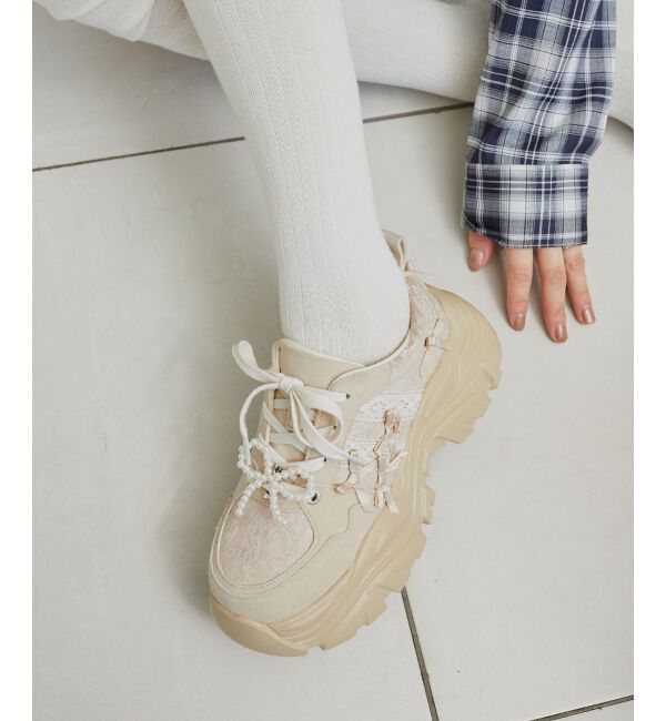 MAJESTICLEGON「2WAYデコリボンスニーカー」|スニーカー|