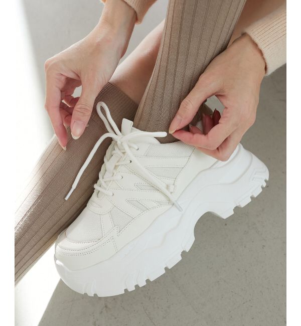 MAJESTICLEGON「取り外しできるフリルスニーカー」|スニーカー|