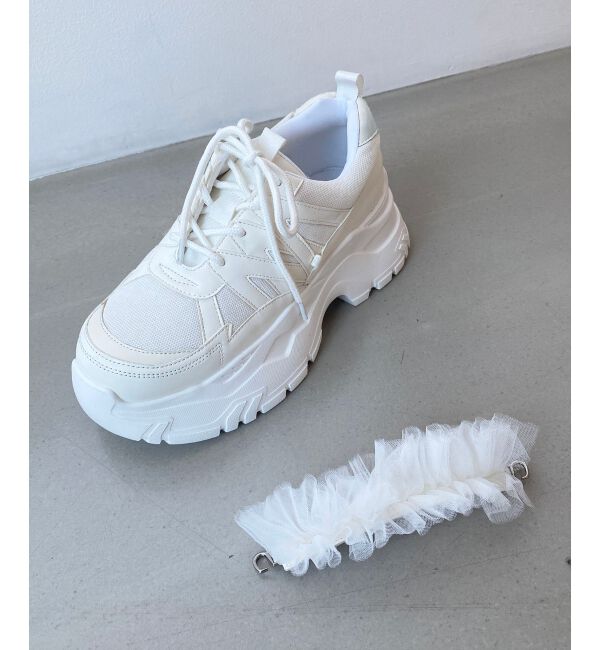 MAJESTICLEGON「取り外しできるフリルスニーカー」|スニーカー|