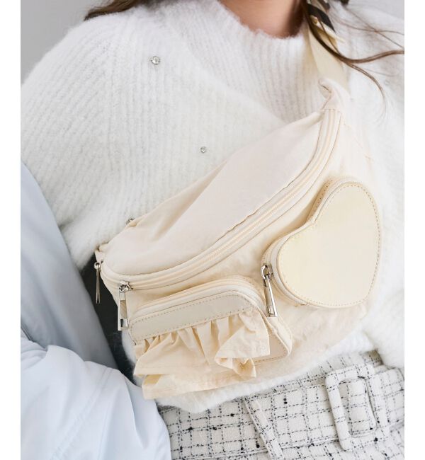  「ハート&times;フリルウエストポーチ」|その他|