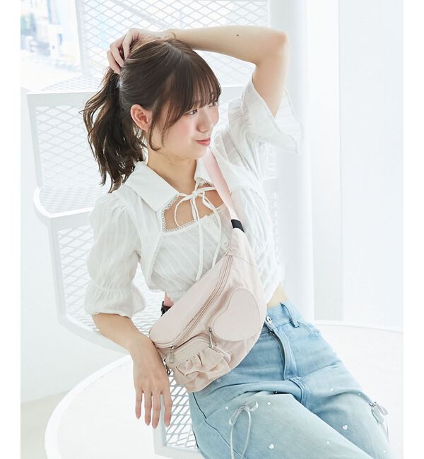  「ハート&times;フリルウエストポーチ」|その他|