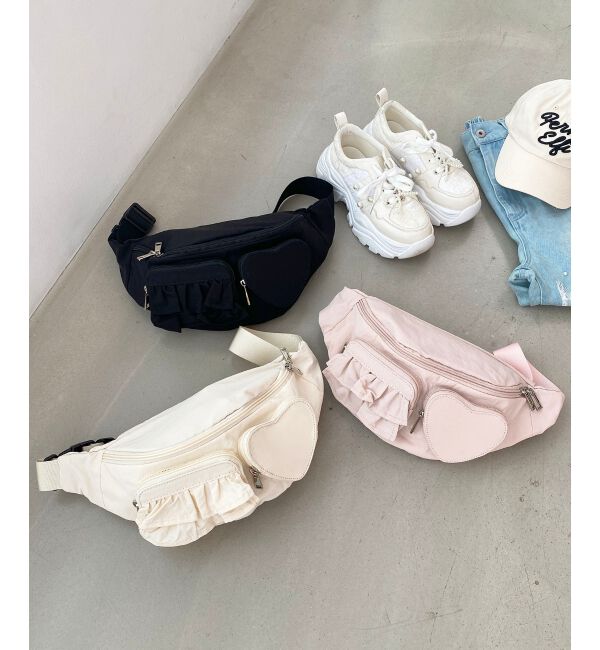  「ハート&times;フリルウエストポーチ」|その他|